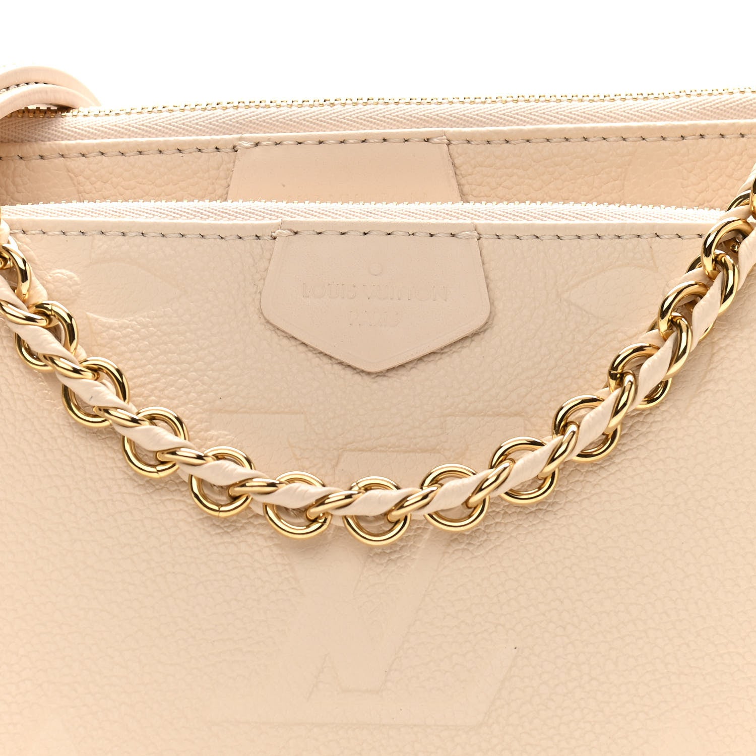 Louis Vuitton Empreinte Monogram Giant Multi Pochette Accessories Cream 8 of 12