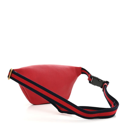 Gucci Grained Calfskin Small Logo Belt Bag Hibiscus Red 3 of 10