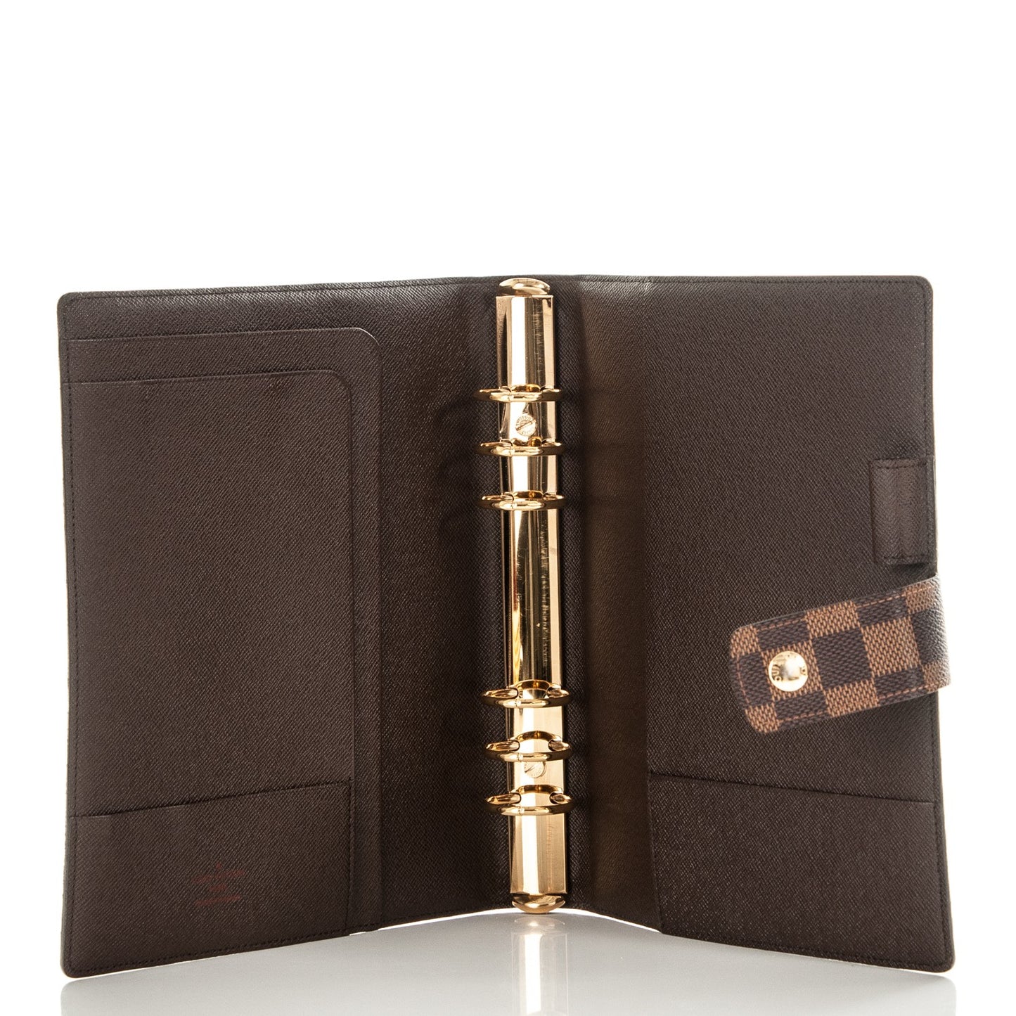 Damier Ebene Large Ring Agenda Cover