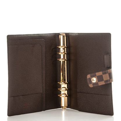 Louis Vuitton Damier Ebene Large Ring Agenda Cover 5 of 6