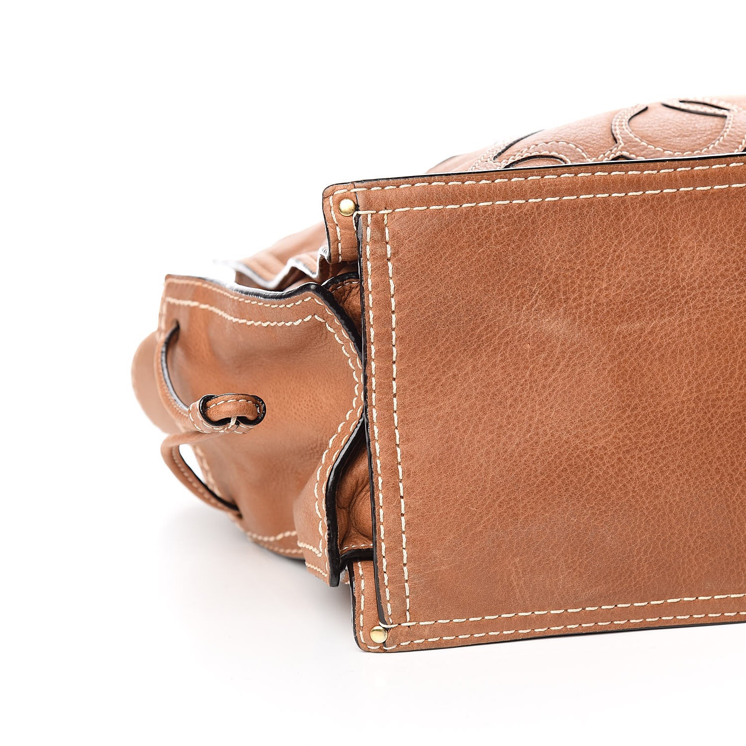 Loewe Nappa Chain Logo Shopper Tote Tan 7 of 10