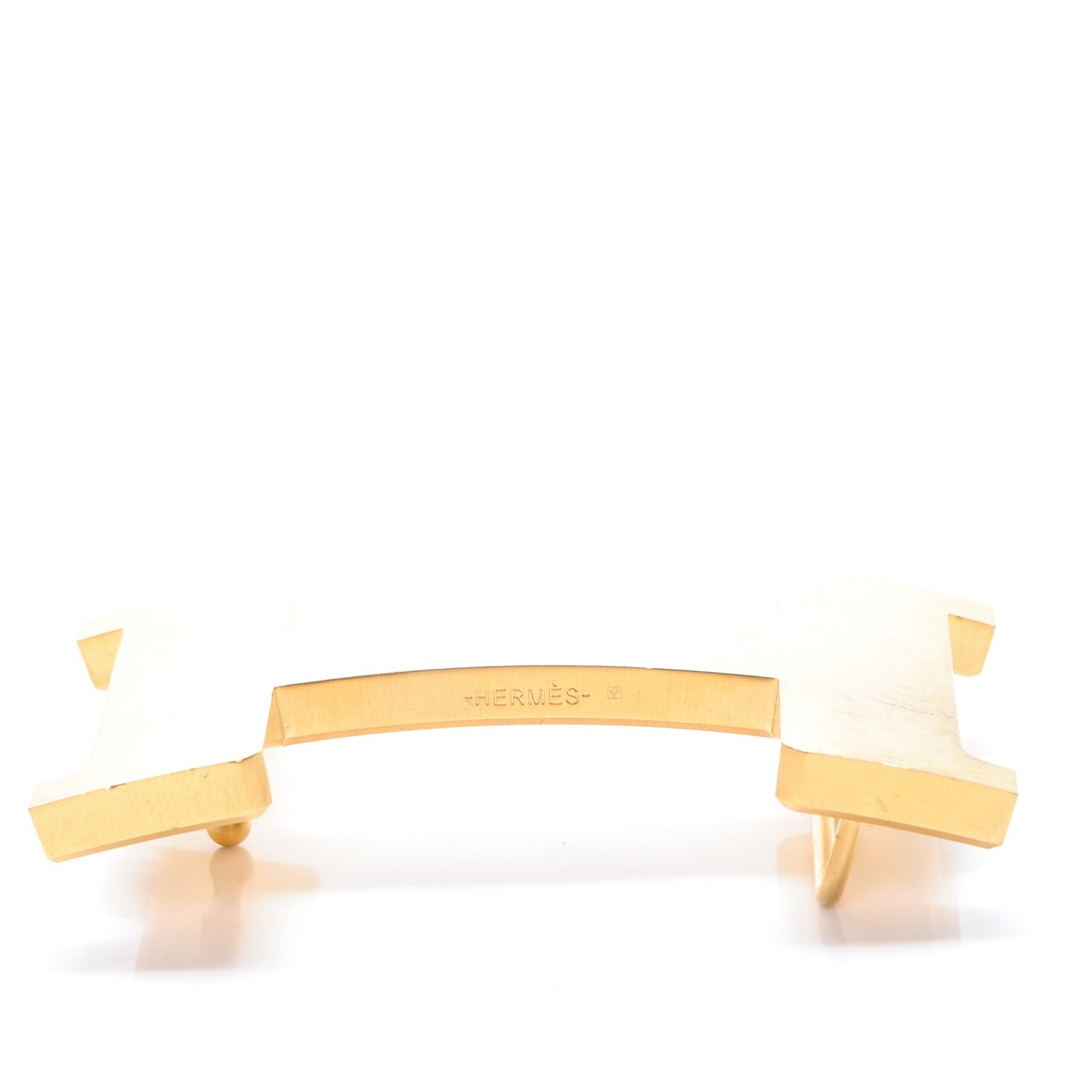 Brushed Gold 42mm Constance 2 H Belt Buckle