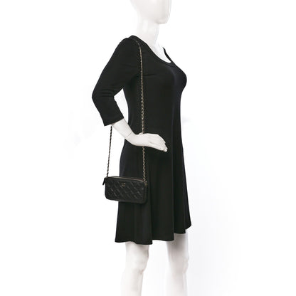 Chanel Caviar Quilted Small Clutch With Chain Black 2 of 9