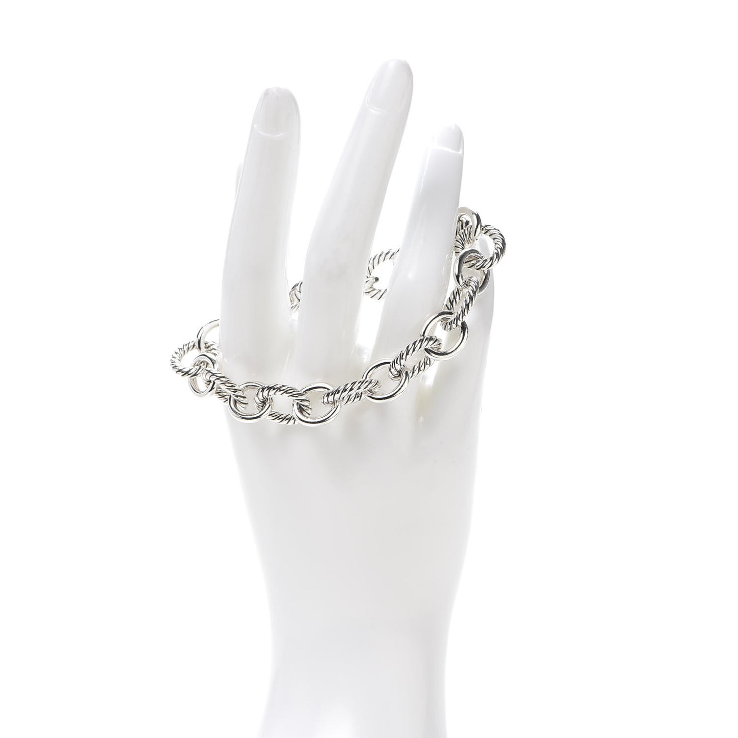 Sterling Silver 12mm Large Oval Link Bracelet