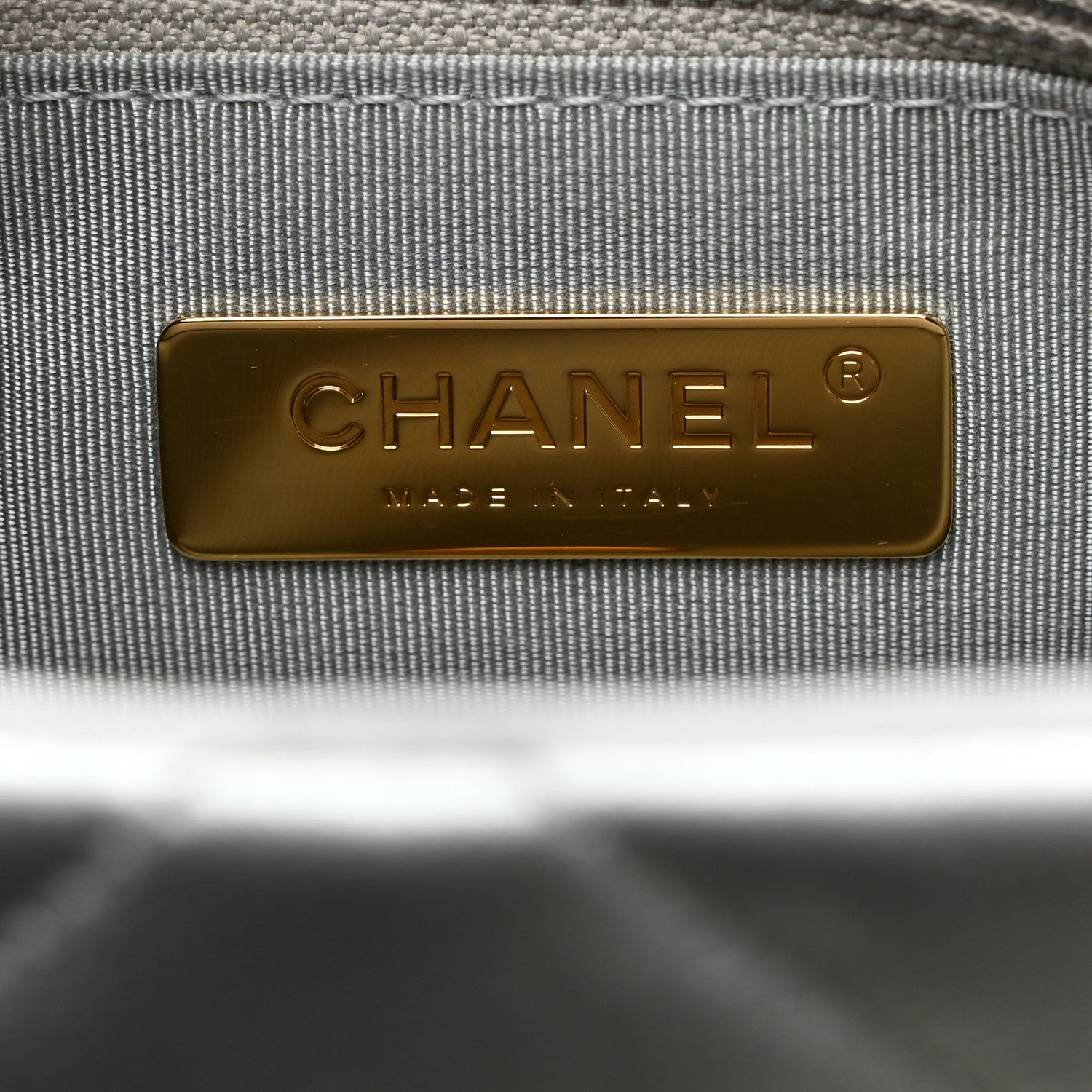 Chanel Metallic Goatskin Quilted Large Chanel 19 Flap Silver 6 of 12