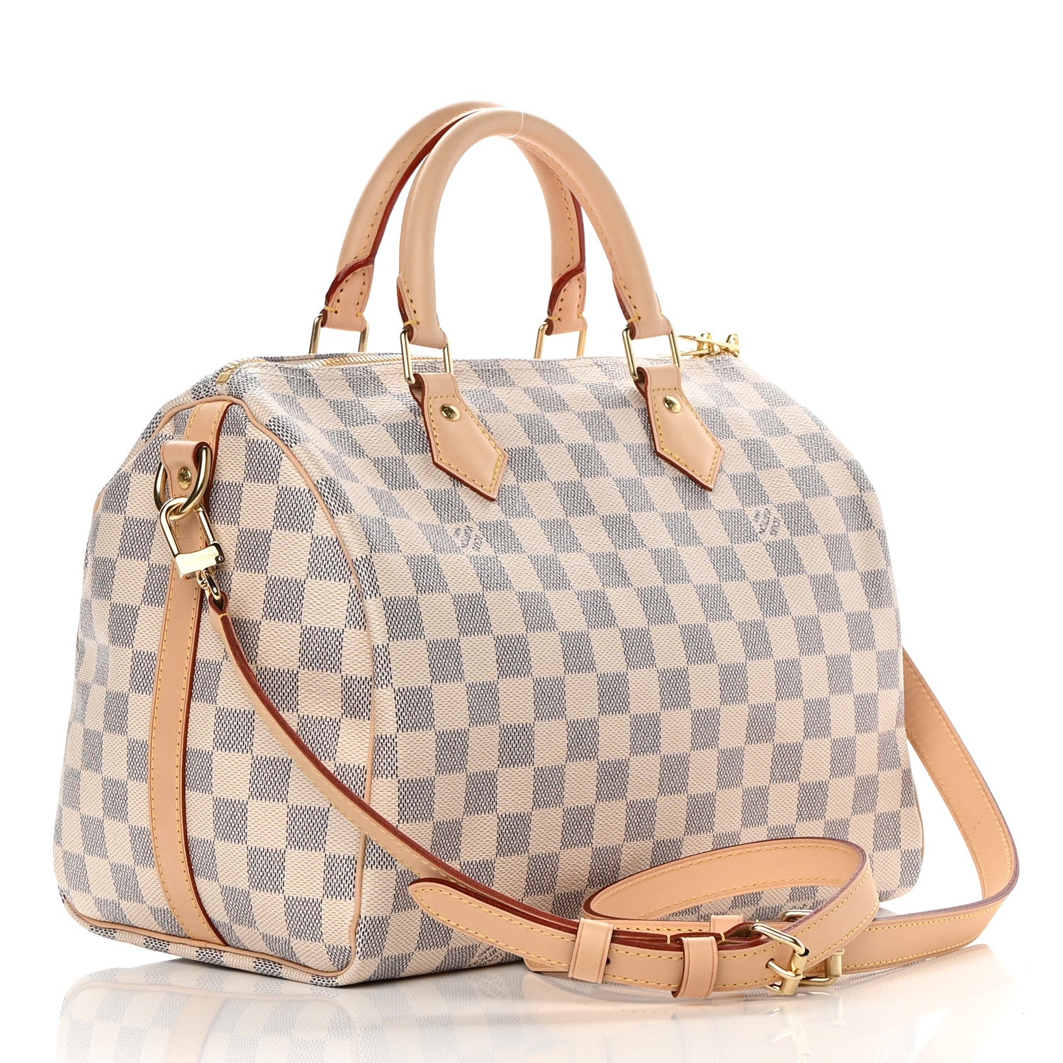 Louis Vuitton Damier Azur Speedy Bandouliere 30 3 of 9