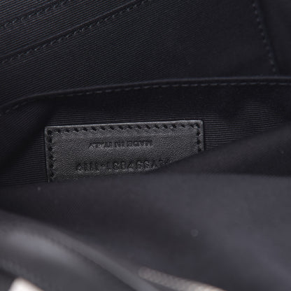 Saint Laurent Canvas Classic Belt Bag Black White 7 of 10