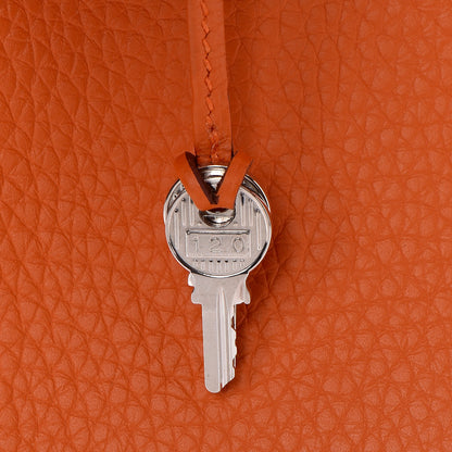 Hermes Taurillon Clemence Kelly Retourne 28 Orange 8 of 35