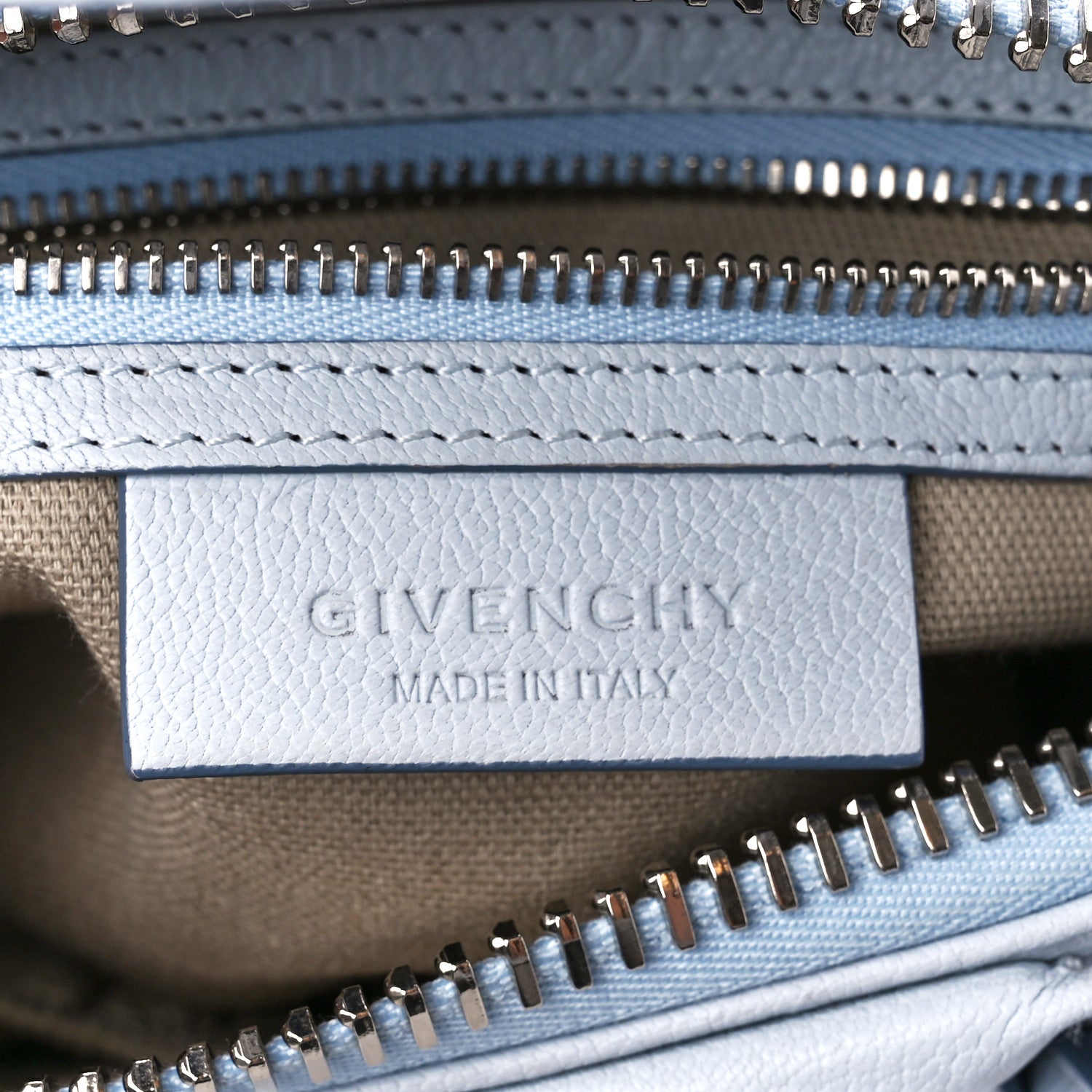 Givenchy Sugar Goatskin Mini Antigona Baby Blue 7 of 12