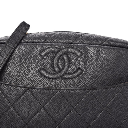 Chanel Iridescent Caviar Quilted Small Coco Tassel Camera Case Black 7 of 7