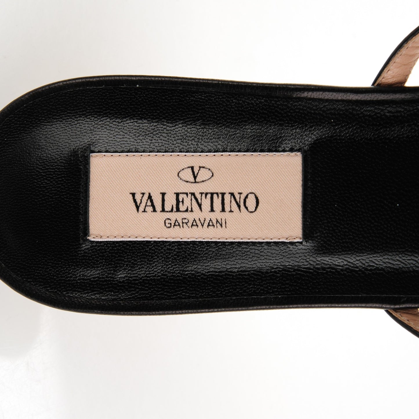 Nappa Ankle Strap Love Me Daisy Flat Sandals 38 Black