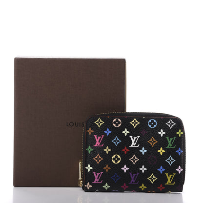Louis Vuitton Monogram Multicolor Zippy Coin Purse Black Grenade 9 of 9