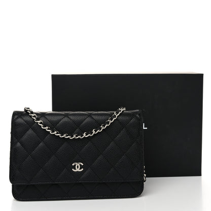 Chanel Caviar Quilted Wallet on Chain WOC Black 13 of 13