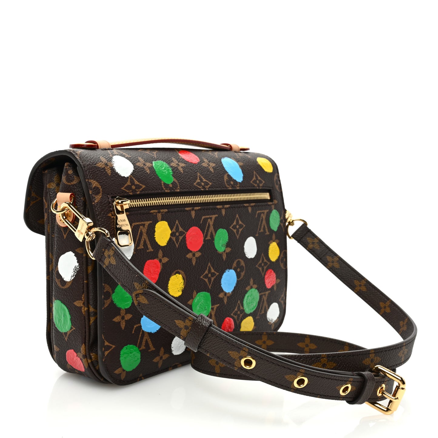 LV x YK Monogram Dots Pochette Métis