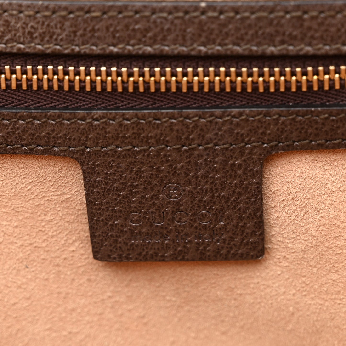 GG Supreme Monogram Web Medium Ophidia Tote Bag Brown