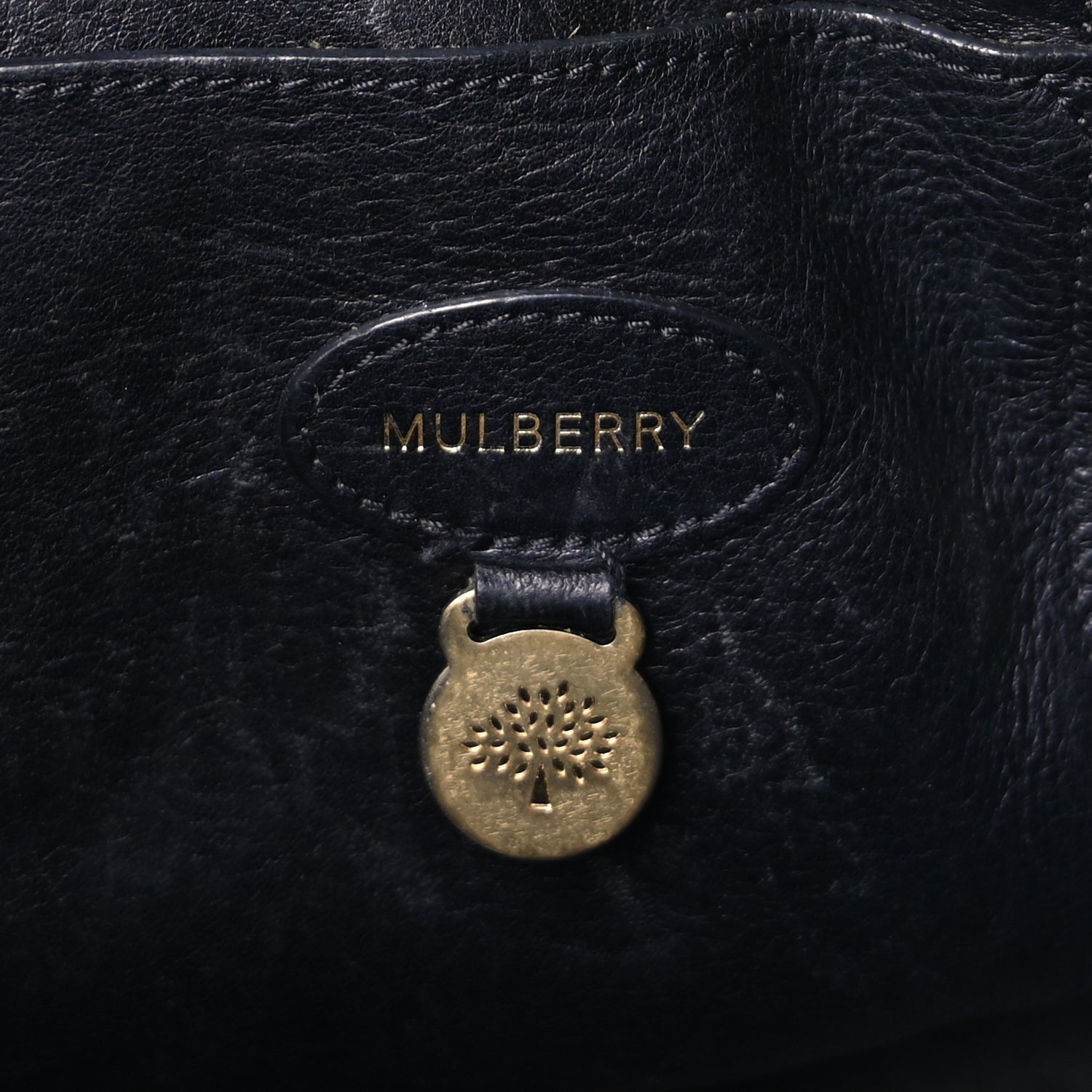 Mulberry Natural Leather Bayswater Black 5 of 7