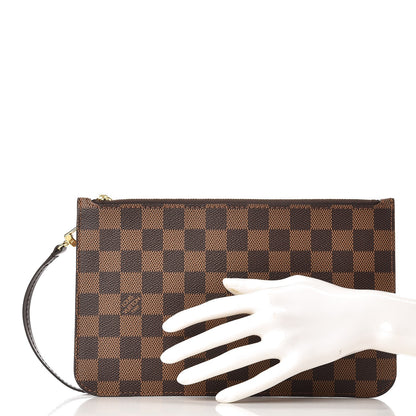 Louis Vuitton Damier Ebene Neverfull MM GM Pochette 2 of 8