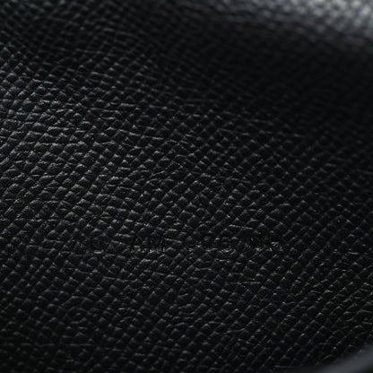 Hermes Epsom Citizen Twill Long Wallet  Black 6 of 8