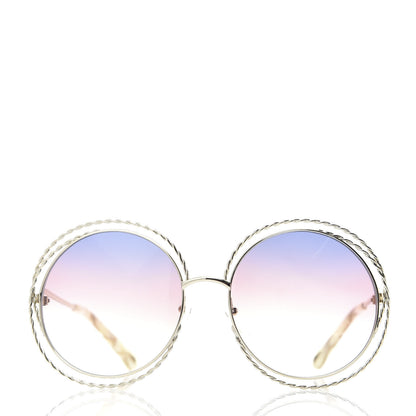 Chloe Oversized Round Carlina Sunglasses CE114ST Rainbow 3 of 7