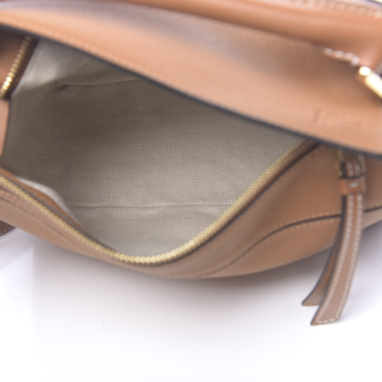 Calfskin Small Puzzle Bag Light Caramel