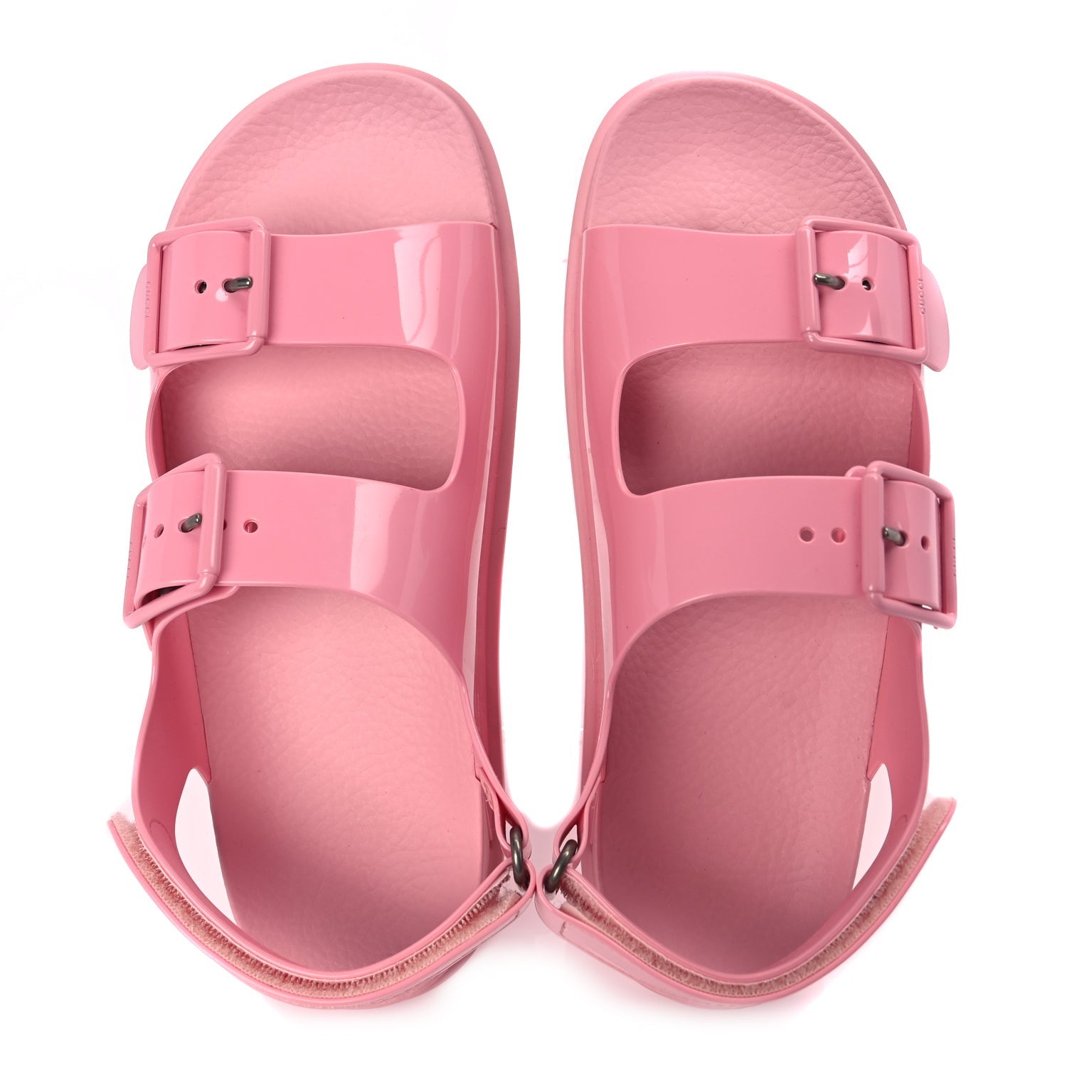 Gucci GUCCI Rubber Mini Double G Womens Isla Dad Sandals 40 Wild Rose 5 of 9