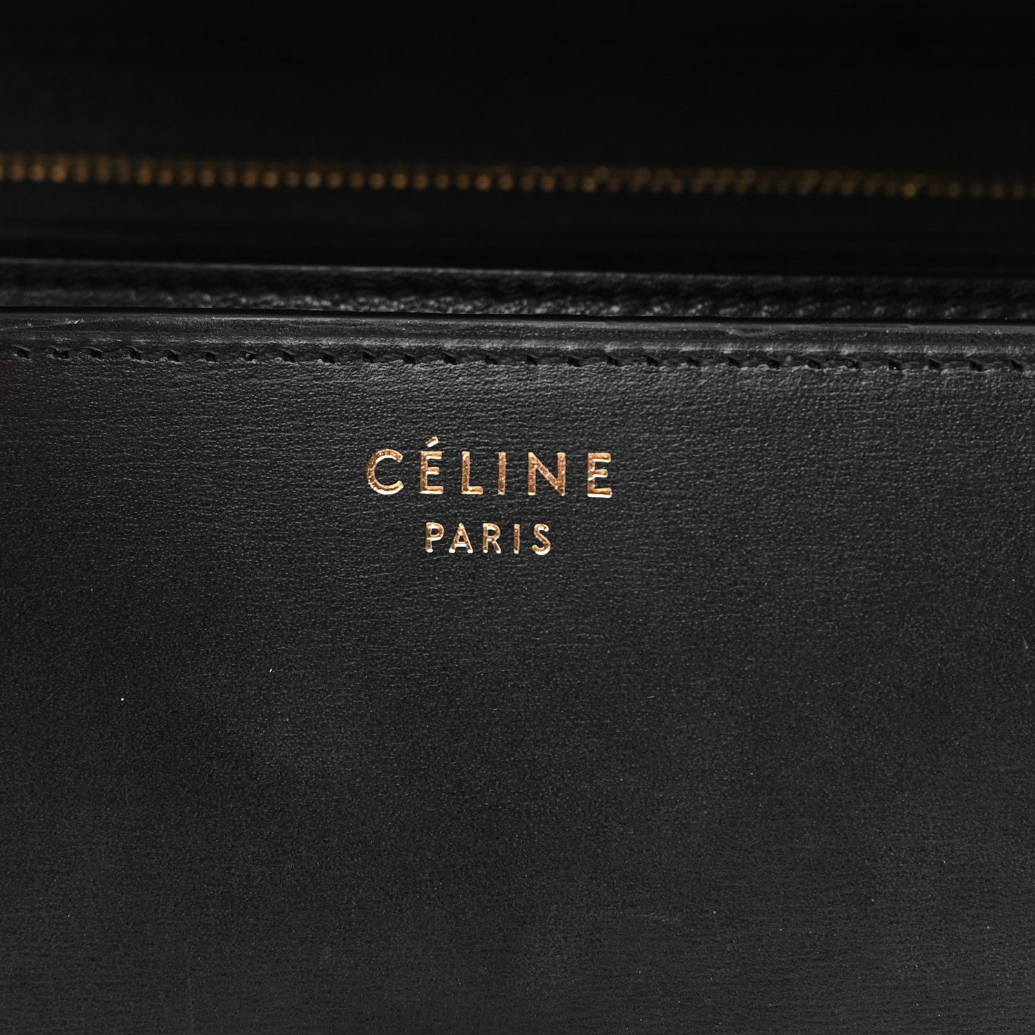 Celine Box Calfskin Medium Classic Box Flap Bag Black 5 of 9