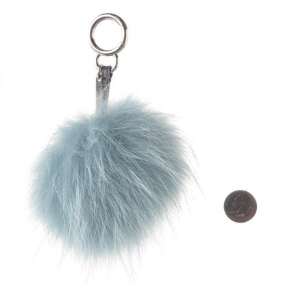 Fendi Fox Mink Rabbit Fur Vitello Flamingo Mini Monster Bag Bug Charm Lagoon Black Multicolor 2 of 4