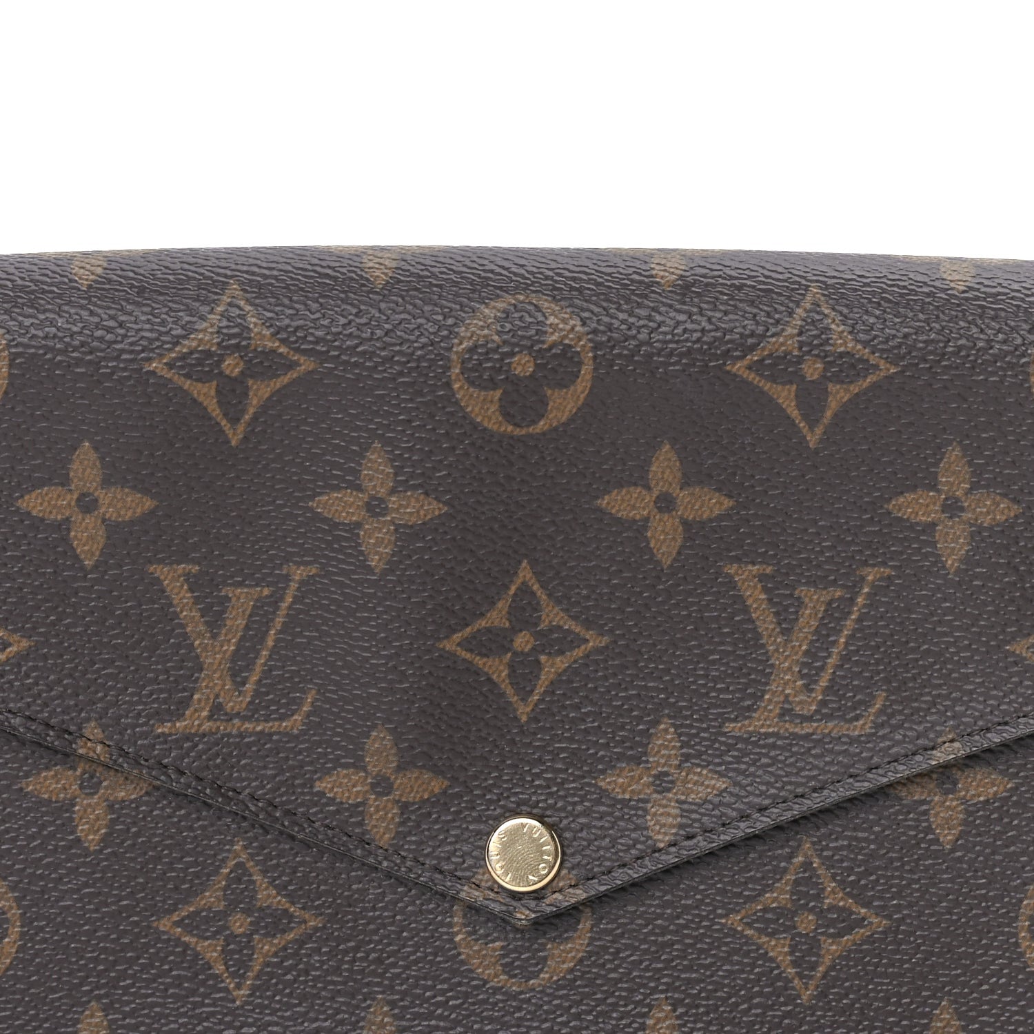 Louis Vuitton Monogram Pochette Felicie Chain Wallet  Fuchsia 6 of 7