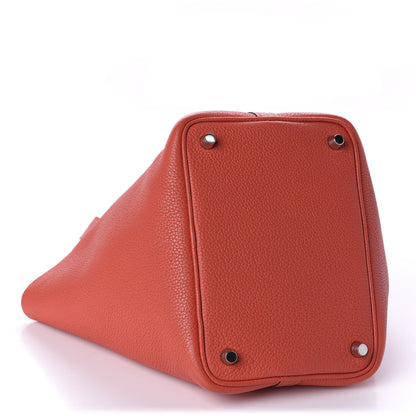 Hermes Taurillon Maurice Picotin Lock 18 PM Capucine 4 of 11