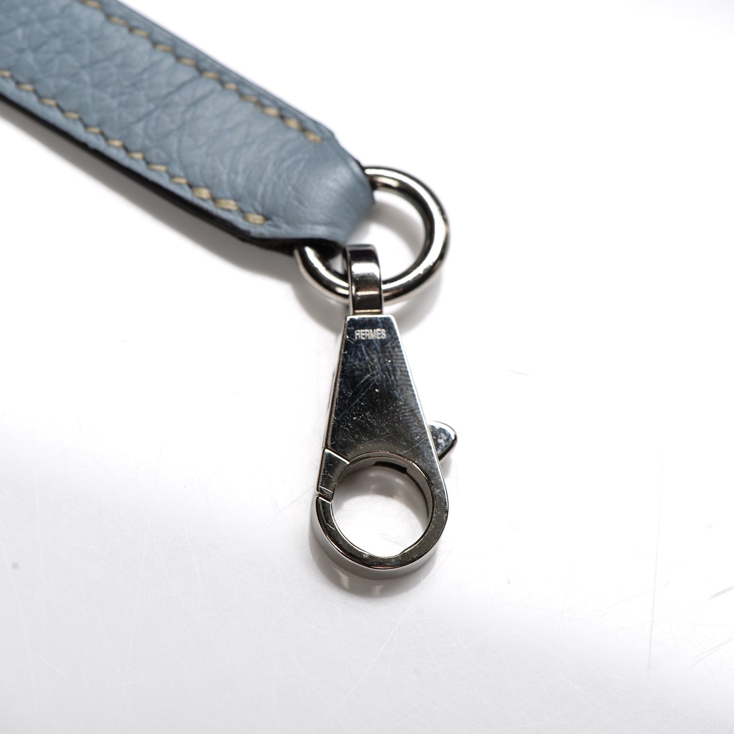 Taurillon Clemence Arlequin Kelly Retourne 32 Ultraviolet Etain