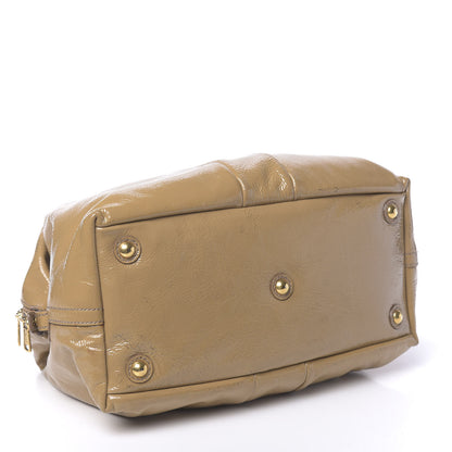 Saint Laurent Patent Small Easy Sac Camel 4 of 22