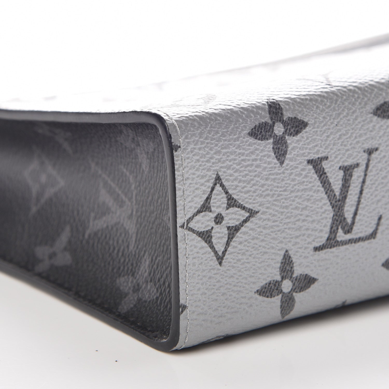 Louis Vuitton Monogram Eclipse Split Pochette Voyage MM 5 of 9