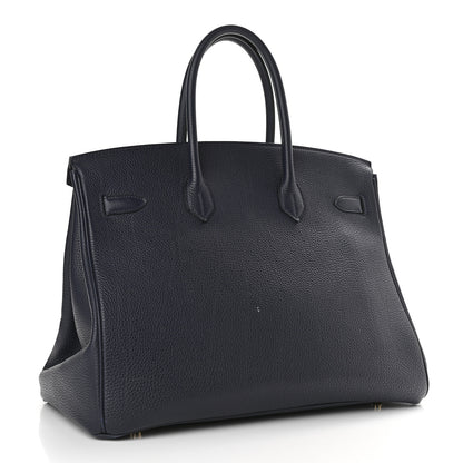 Hermes Togo Birkin 35 Bleu Nuit 3 of 13