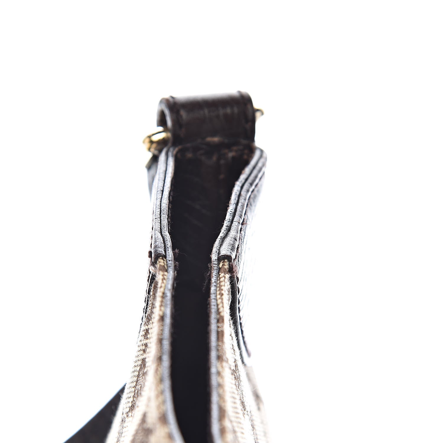 Gucci Monogram Hasler Hobo Dark Brown 8 of 11