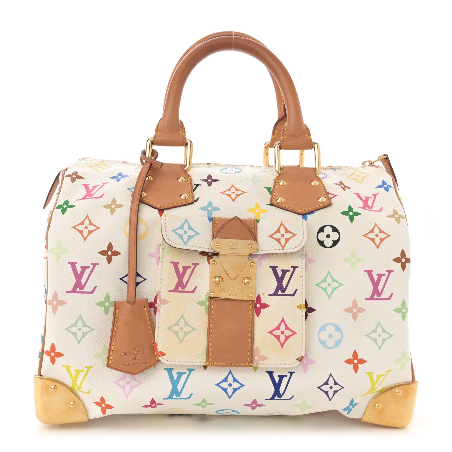 Louis Vuitton Monogram Multicolor Speedy 30 White 1 of 10