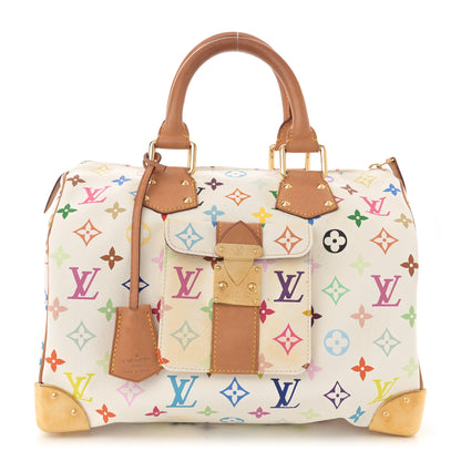 Louis Vuitton Monogram Multicolor Speedy 30 White 1 of 10