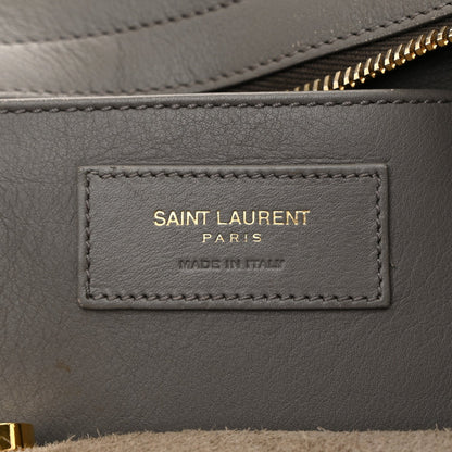 Saint Laurent Calfskin Small Classic Y Cabas Grey 5 of 7