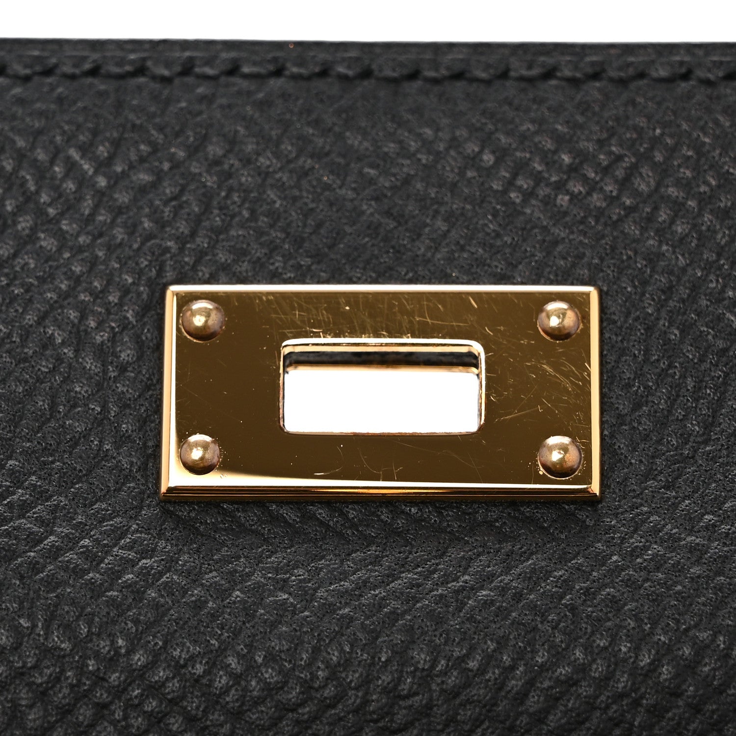 Hermes Epsom Kelly Longue Wallet Black 10 of 11