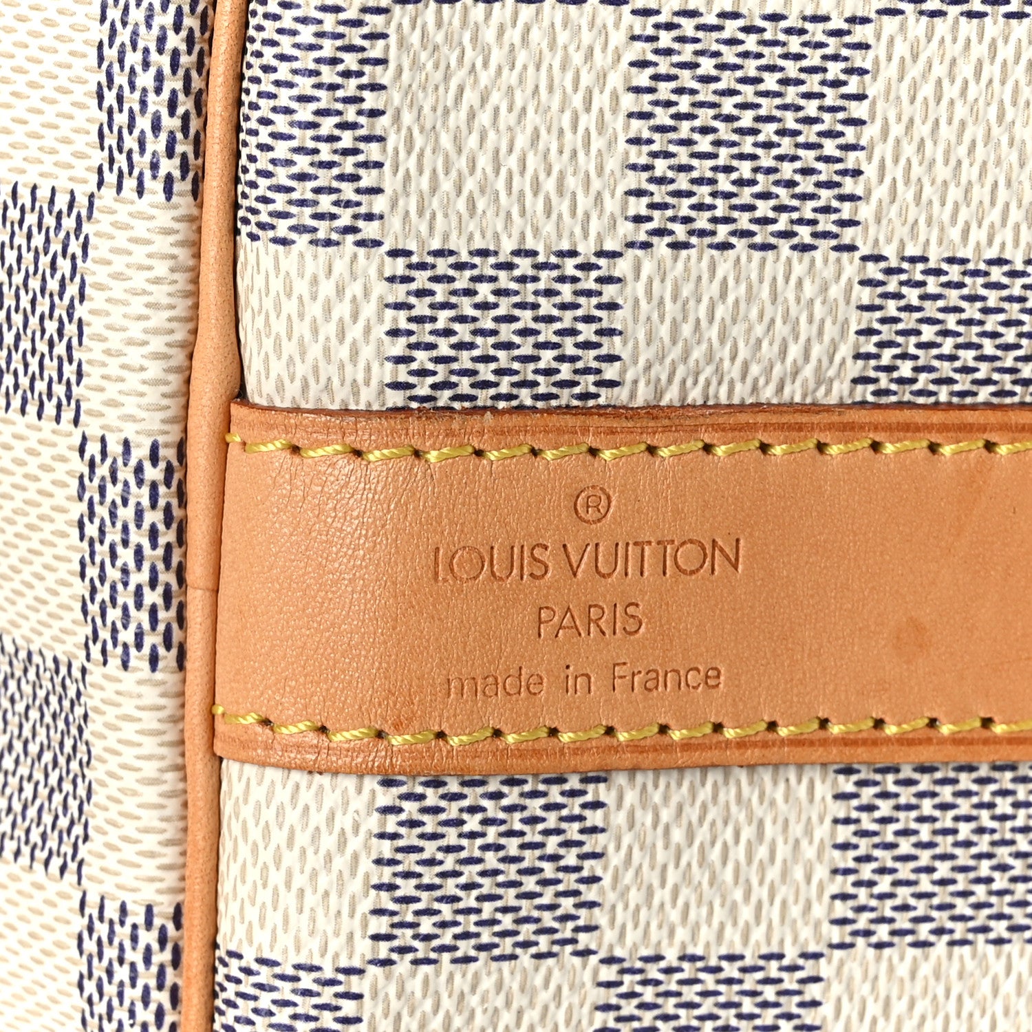 Louis Vuitton Damier Azur Keepall Bandouliere 55 7 of 11