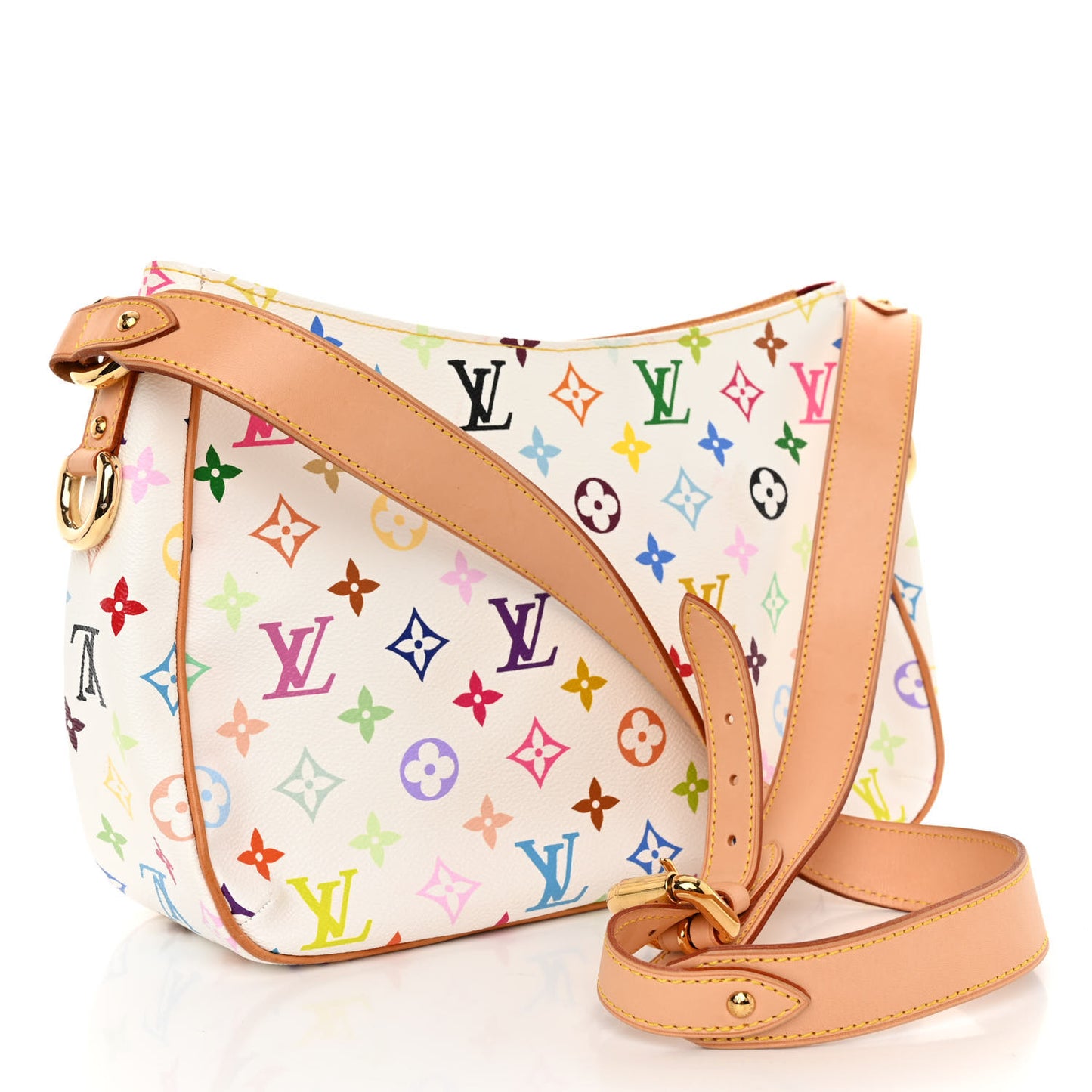 LOUIS VUITTON Monogram Multicolor Lodge GM White