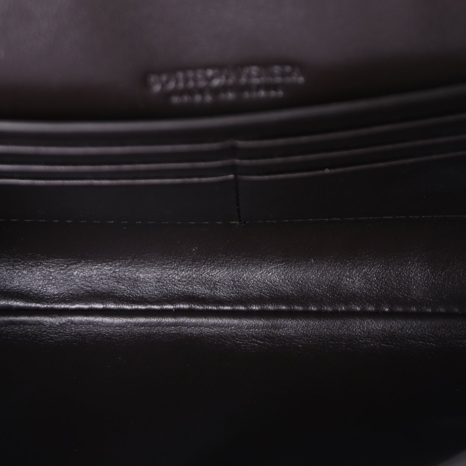 Bottega Veneta Nappa Intrecciato Long Andiamo Top Handle Clutch Dark Barolo 4 of 8