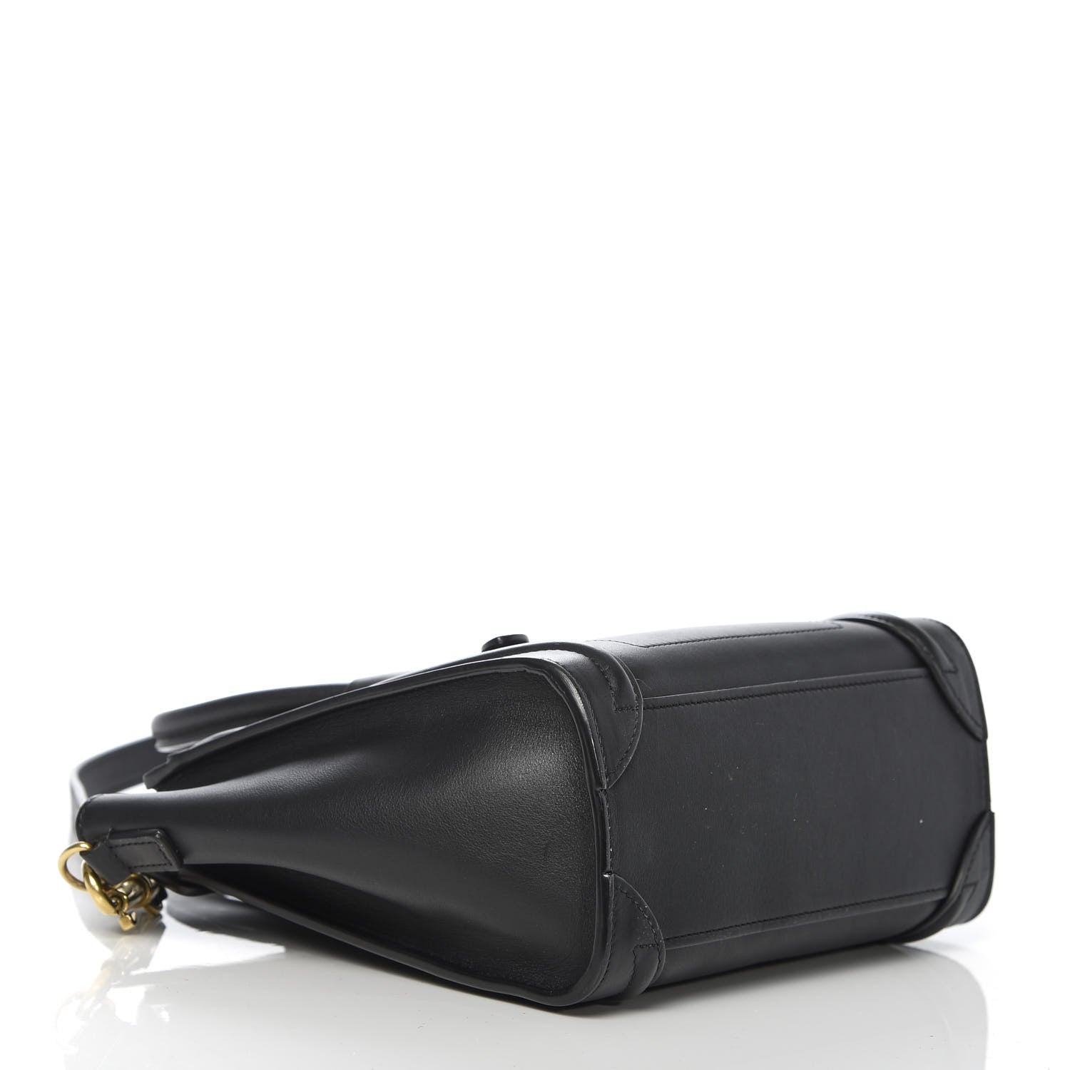 Celine Smooth Calfskin Nano Luggage Black 4 of 10