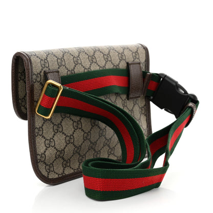 Gucci GG Supreme Monogram Neo Vintage Web Belt Bag Beige Brown 3 of 7