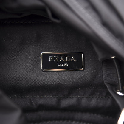 Prada Tessuto Nylon Double Buckle Backpack Black 7 of 8