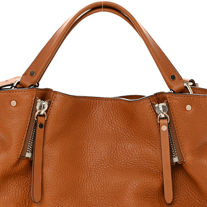 Burberry Grainy Calfskin House Check Small Maidstone Saddle Brown 10 of 24