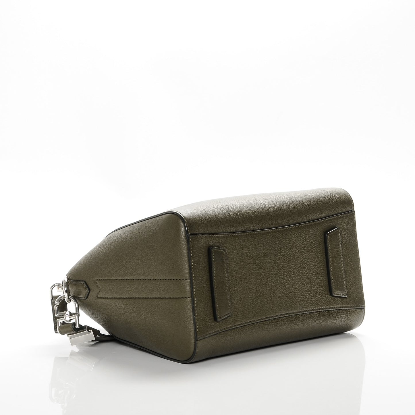 Sugar Goatskin Small Antigona Khaki