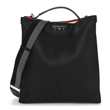 Fendi Cuoio Romano Large I SEE U Peekaboo X-Lite Tote Black 1 of 8