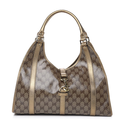 Gucci Crystal Monogram Medium Joy Shoulder Bag Bronze 1 of 14