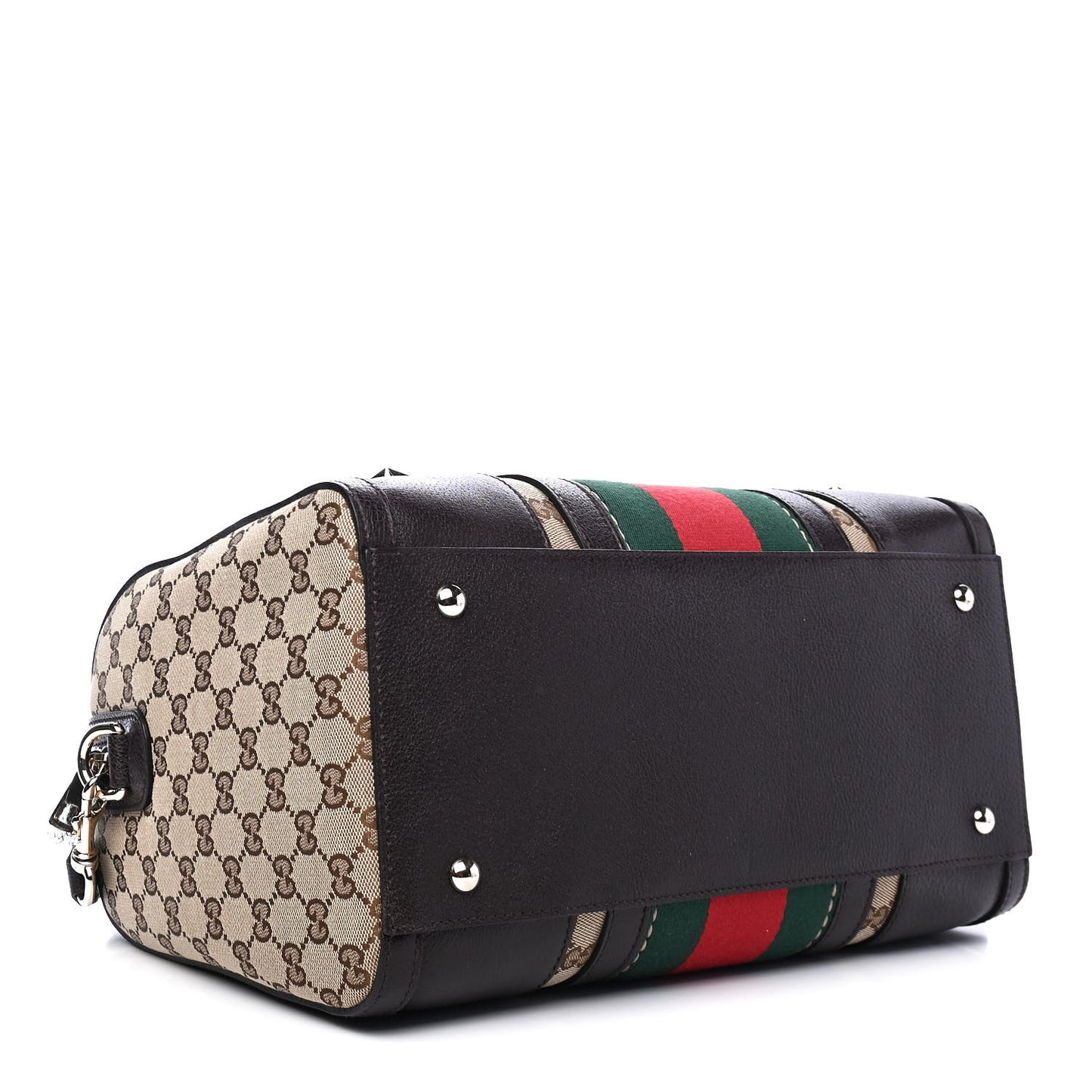 Monogram Vintage Web Medium Webby Bee Boston Dark Brown