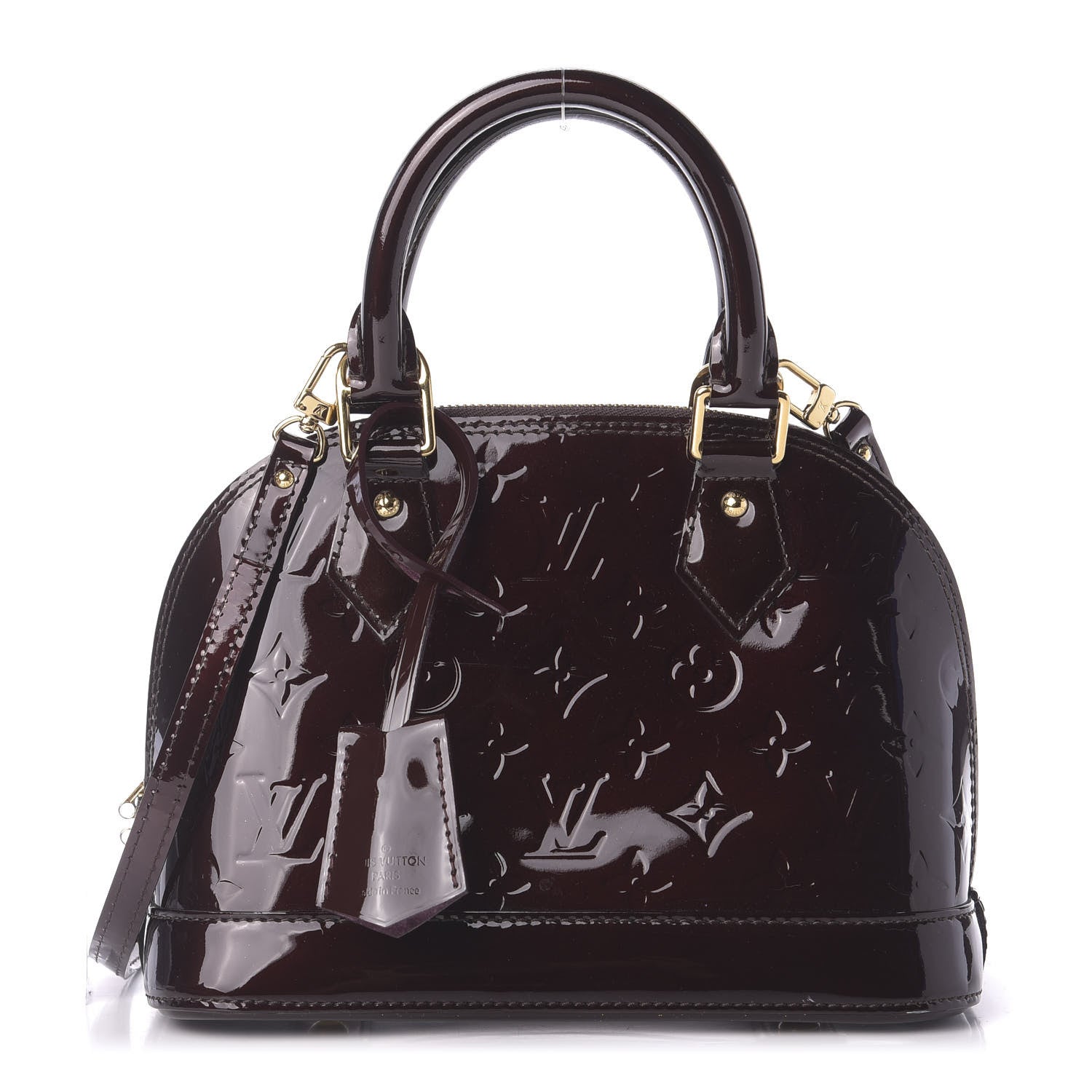 Louis Vuitton Vernis Alma BB Amarante 1 of 10